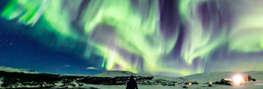 aurores polaires en Islande